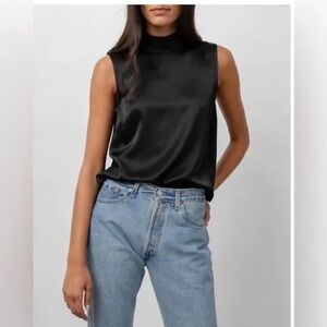 Rails Yolie Mock Neck sleeveless top